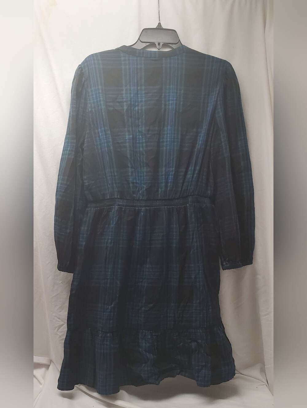 Free Assembly Women's Plaid Ruffle Dress - Picture 6 of 7